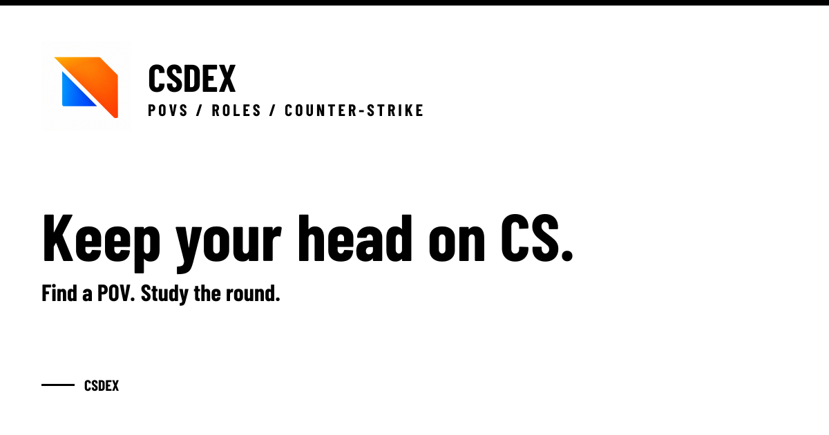 FUT CS2 POV and Role Study Profile | CSDEX