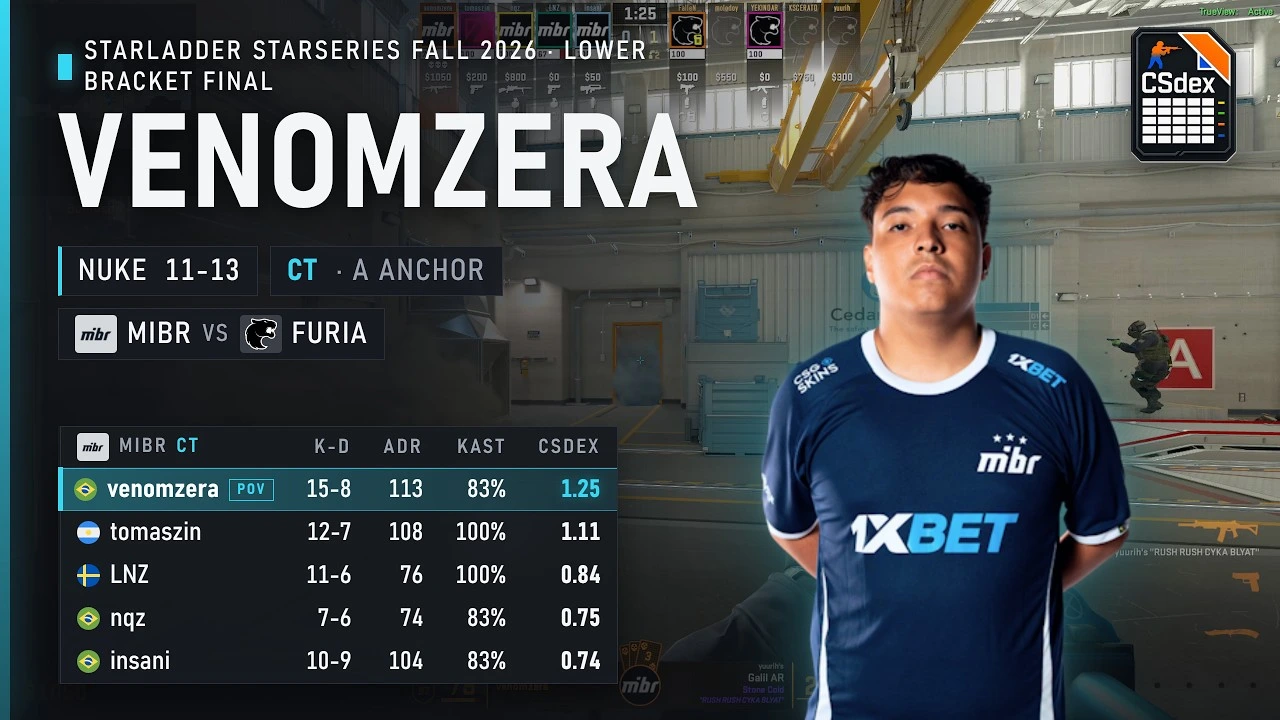 venomzera vs FURIA on Nuke