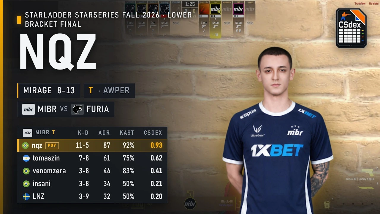 nqz vs FURIA on Mirage